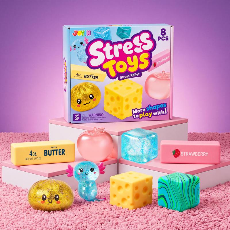 Assorted Slow Rising Squishy Fidget Sensory Toy Bundle