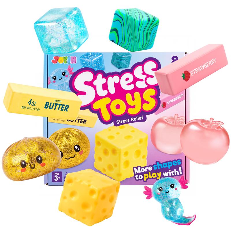 Assorted Slow Rising Squishy Fidget Sensory Toy Bundle