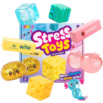 Assorted Slow Rising Squishy Fidget Sensory Toy Bundle