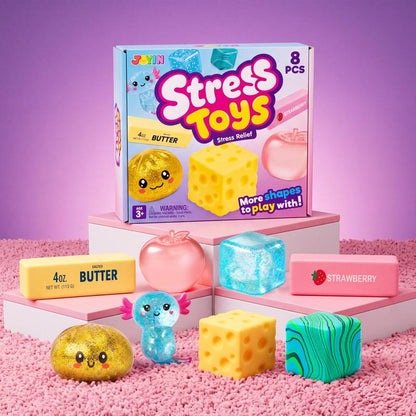 Assorted Slow Rising Squishy Fidget Sensory Toy Bundle